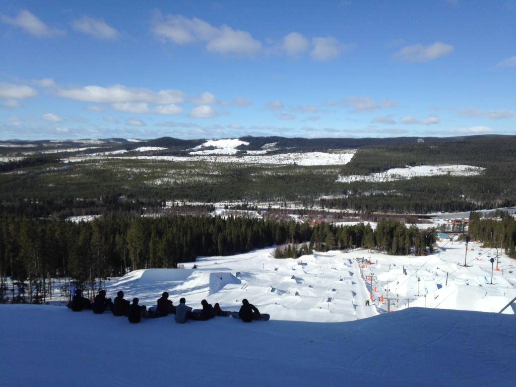 snowboard kläppen