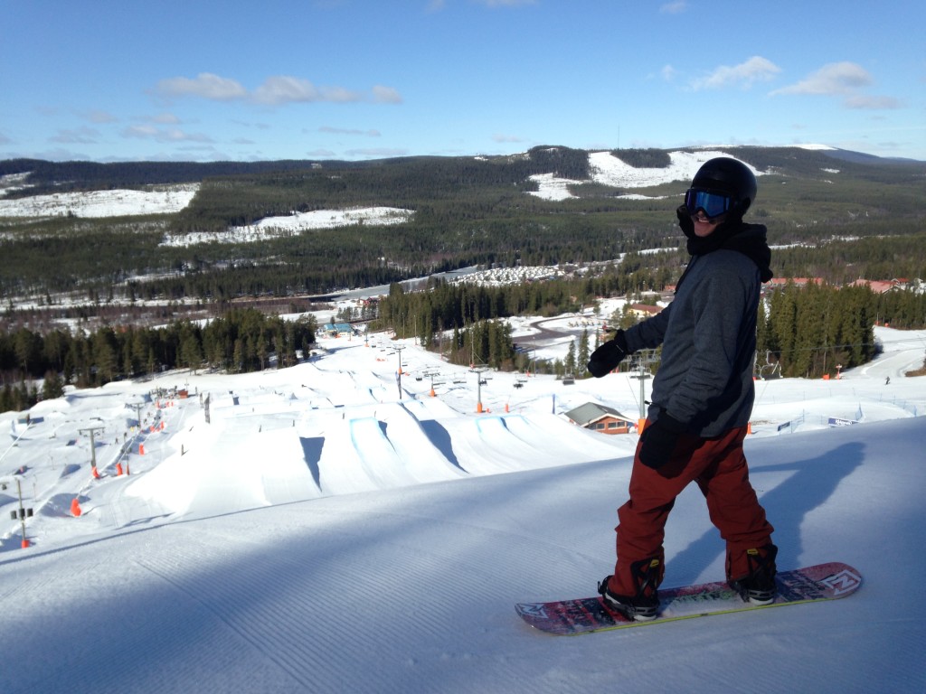 snowboard kläppen