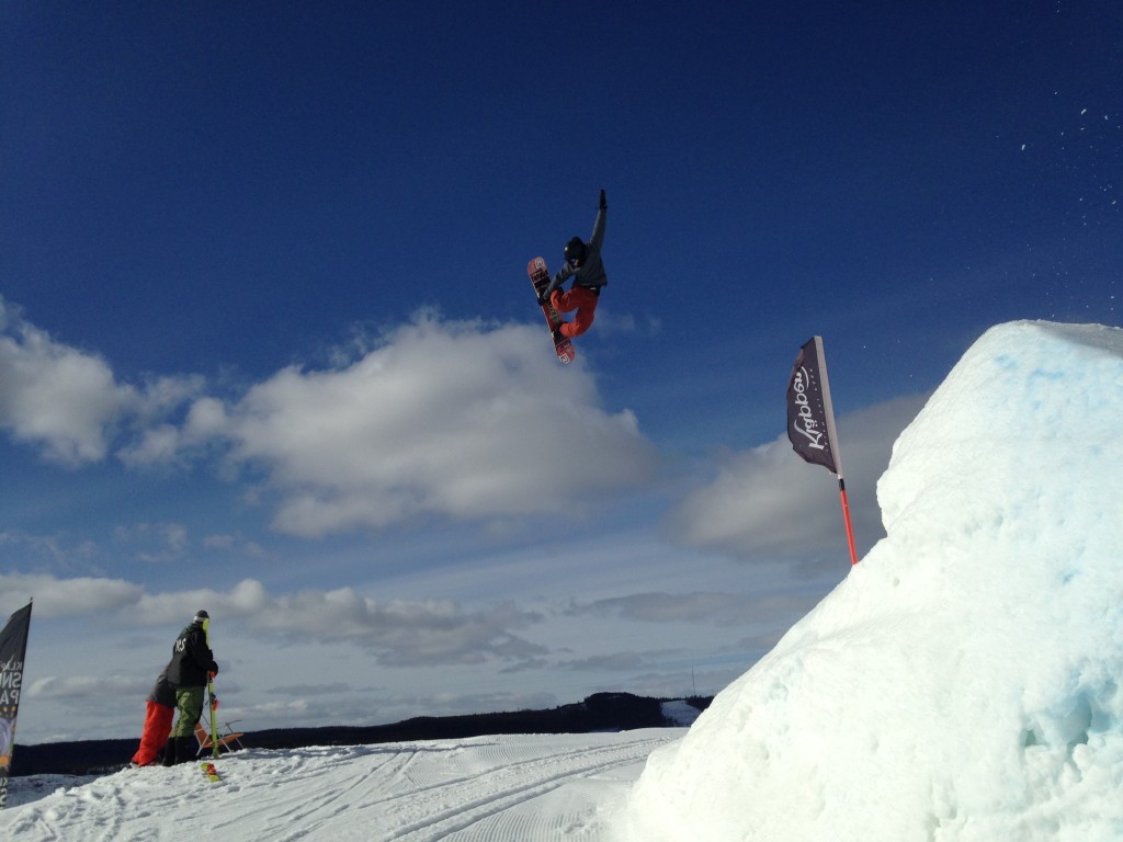 snowboard kläppen