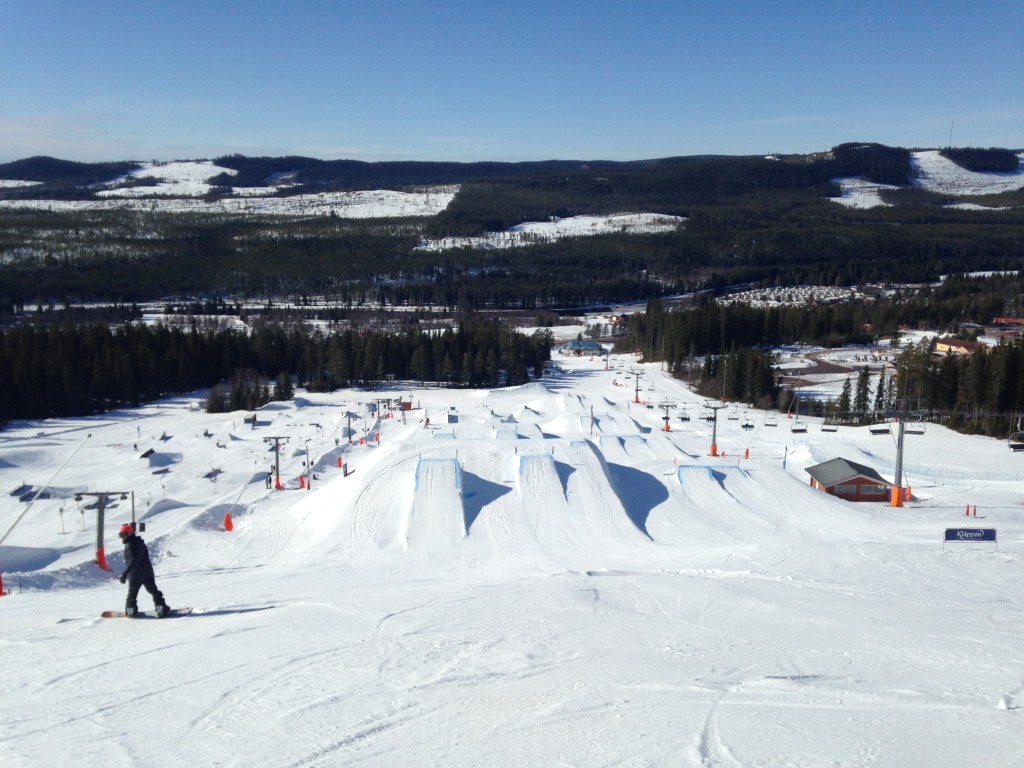 snowboard kläppen