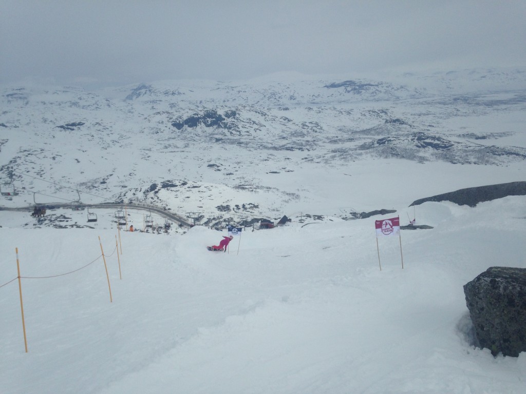 snowboard riksgränsen banked slalom