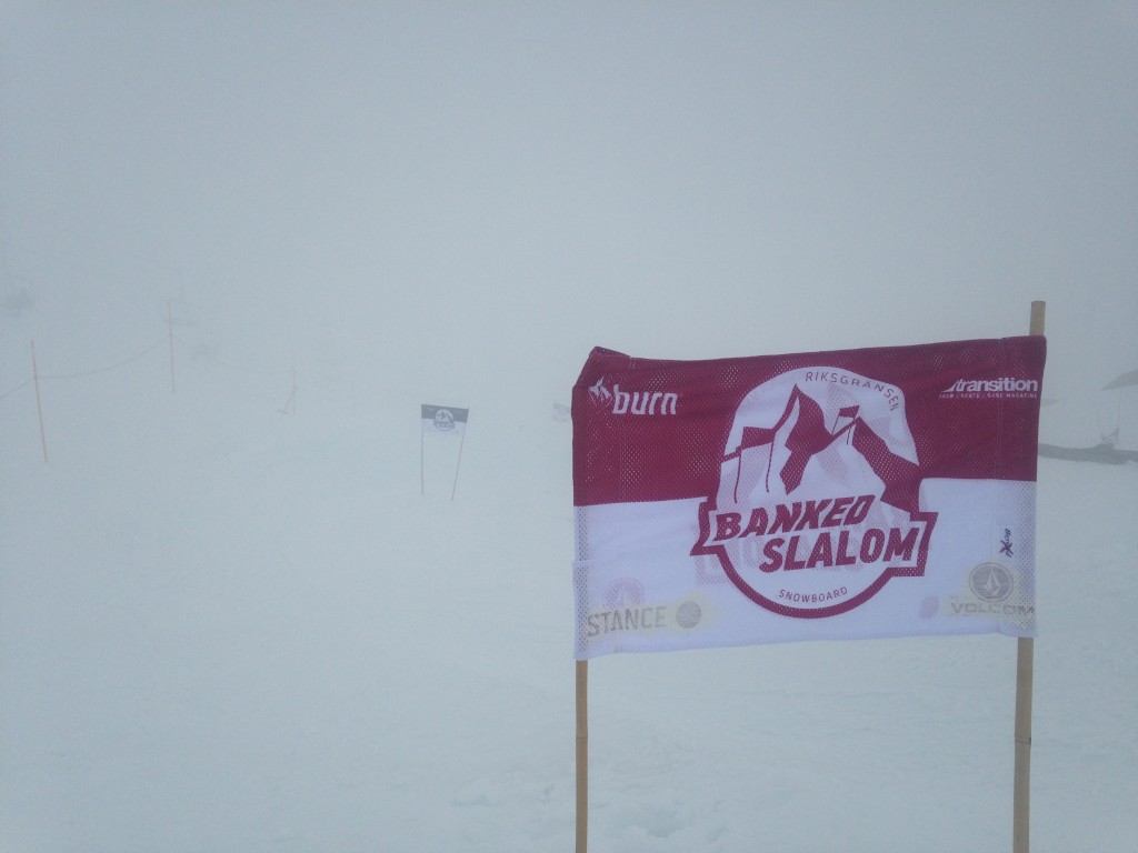 snowboard riksgränsen banked slalom